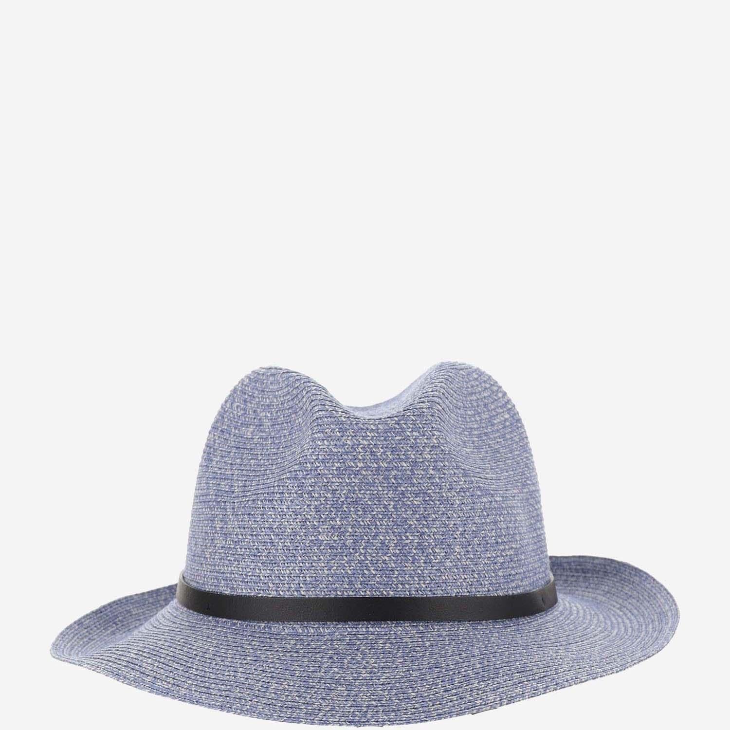 Filippo Catarzi CAT40 Paper Blend Sun Hat — Blue by Filippo Catarzi