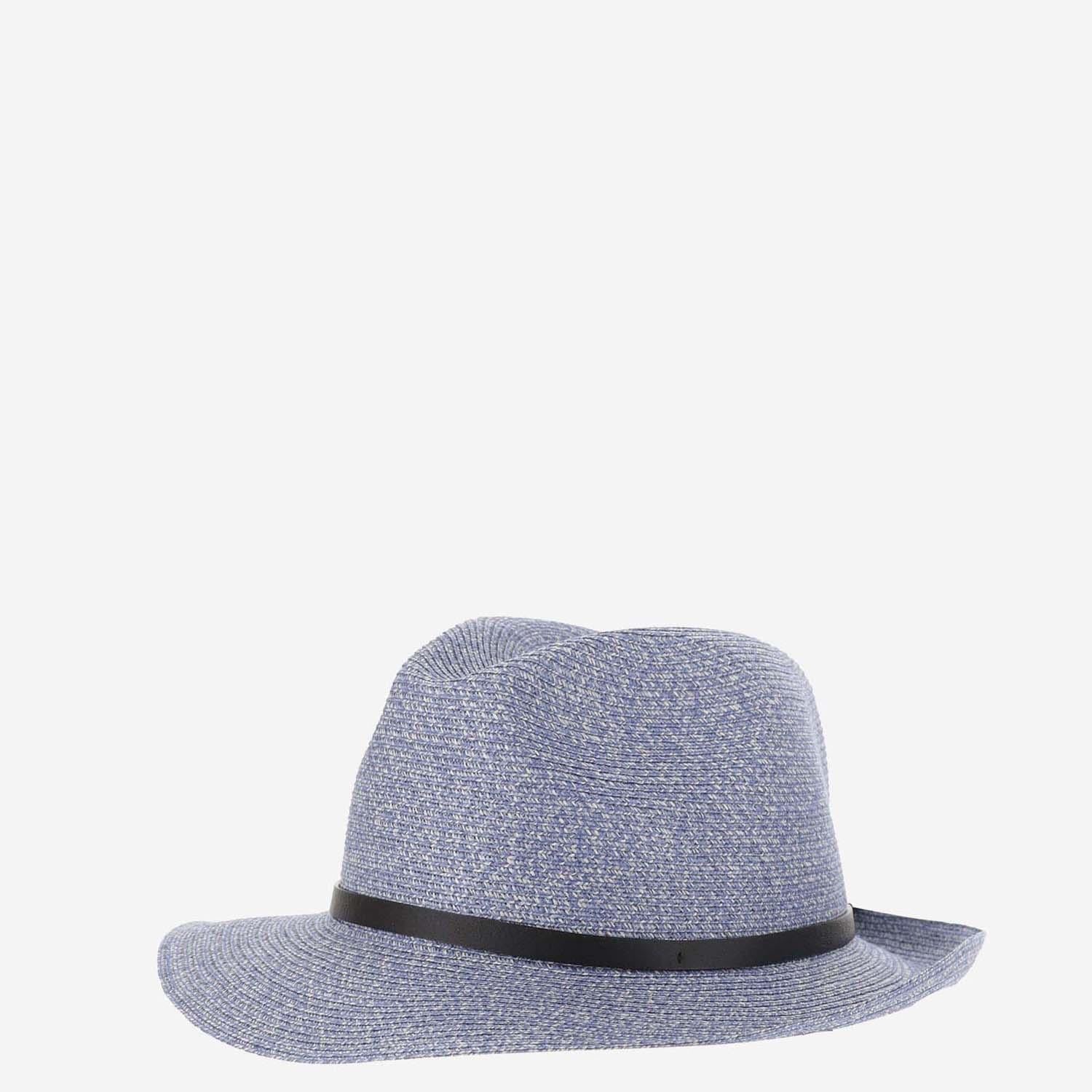 Filippo Catarzi CAT40 Paper Blend Sun Hat — Blue, view 3
