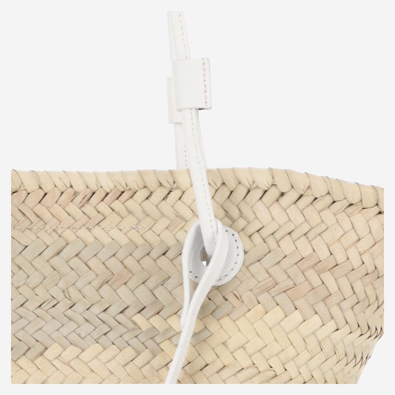 Filippo Catarzi Woven Straw Shoulder Bag — Beige by Filippo Catarzi