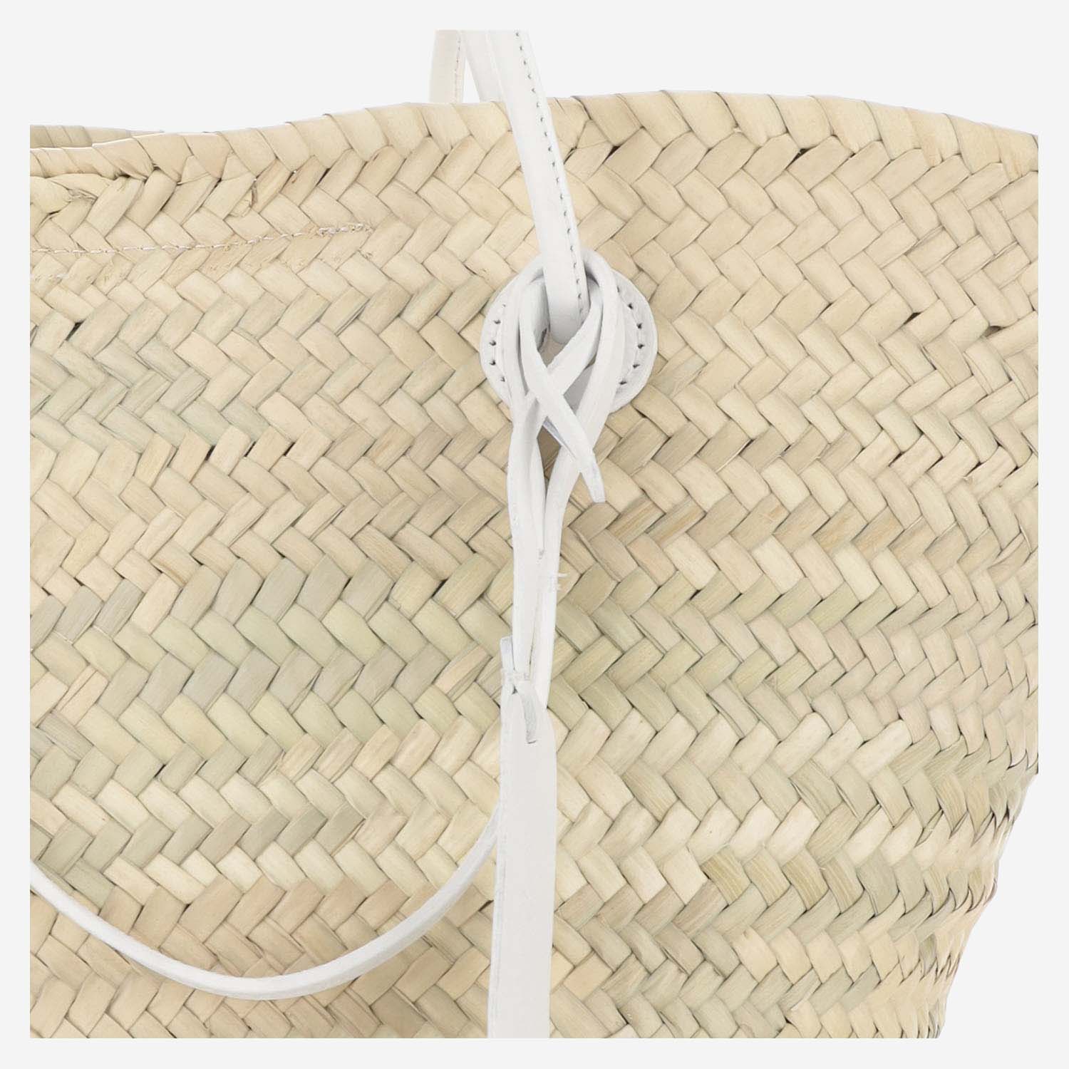 Filippo Catarzi Woven Straw Shoulder Bag — Beige, view 3