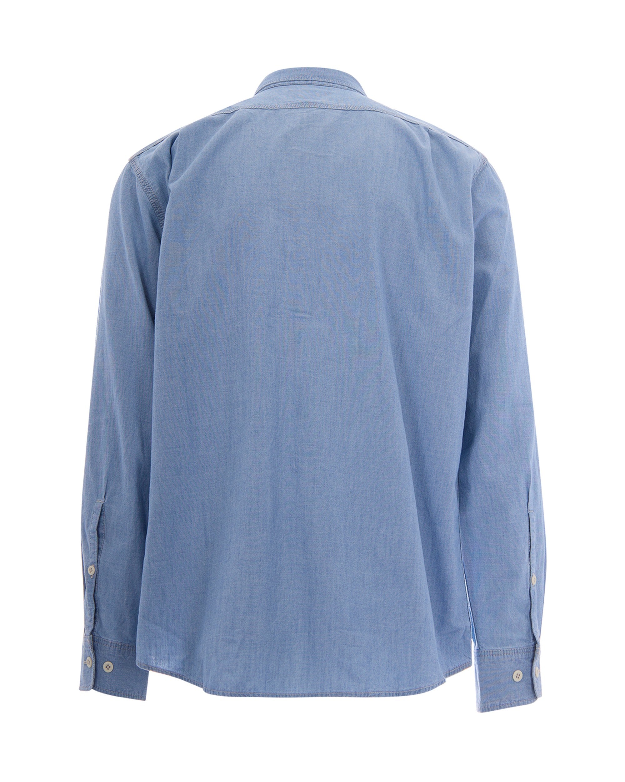 Filson Chambray Cotton Shirt — Blue, view 2