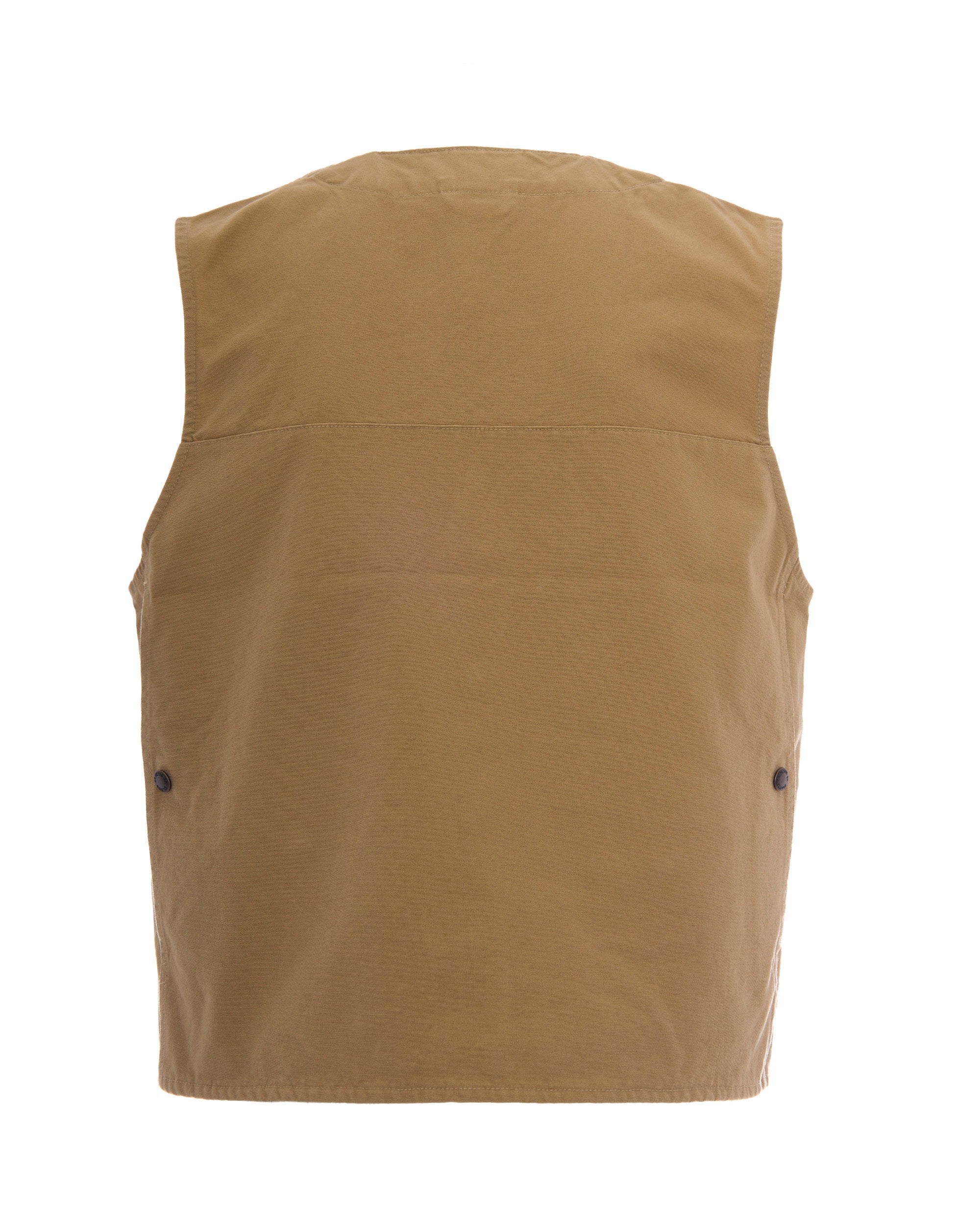 Filson Waxed Cotton Vest — Tan, view 2