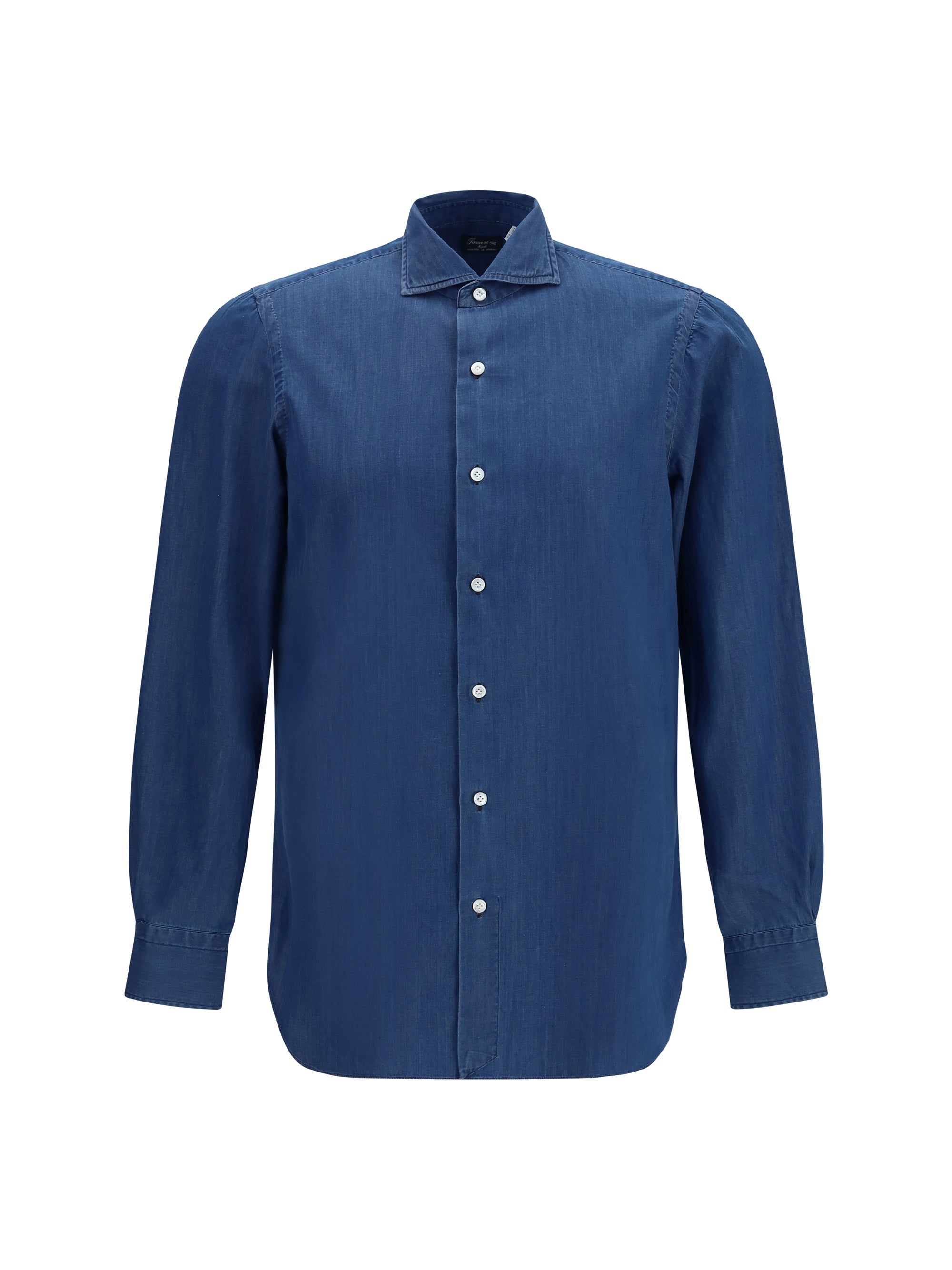 Finamore 1925 Napoli Shirt — Blue by Finamore 1925 Napoli