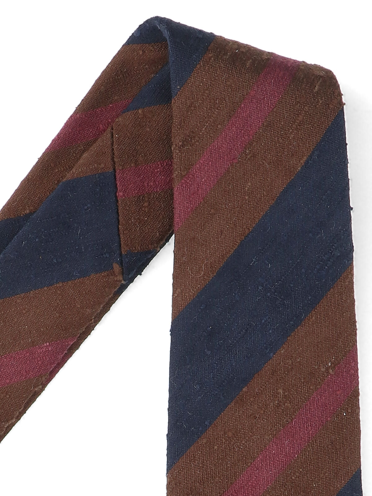 Finamore Anversa Necktie — Brown, view 2