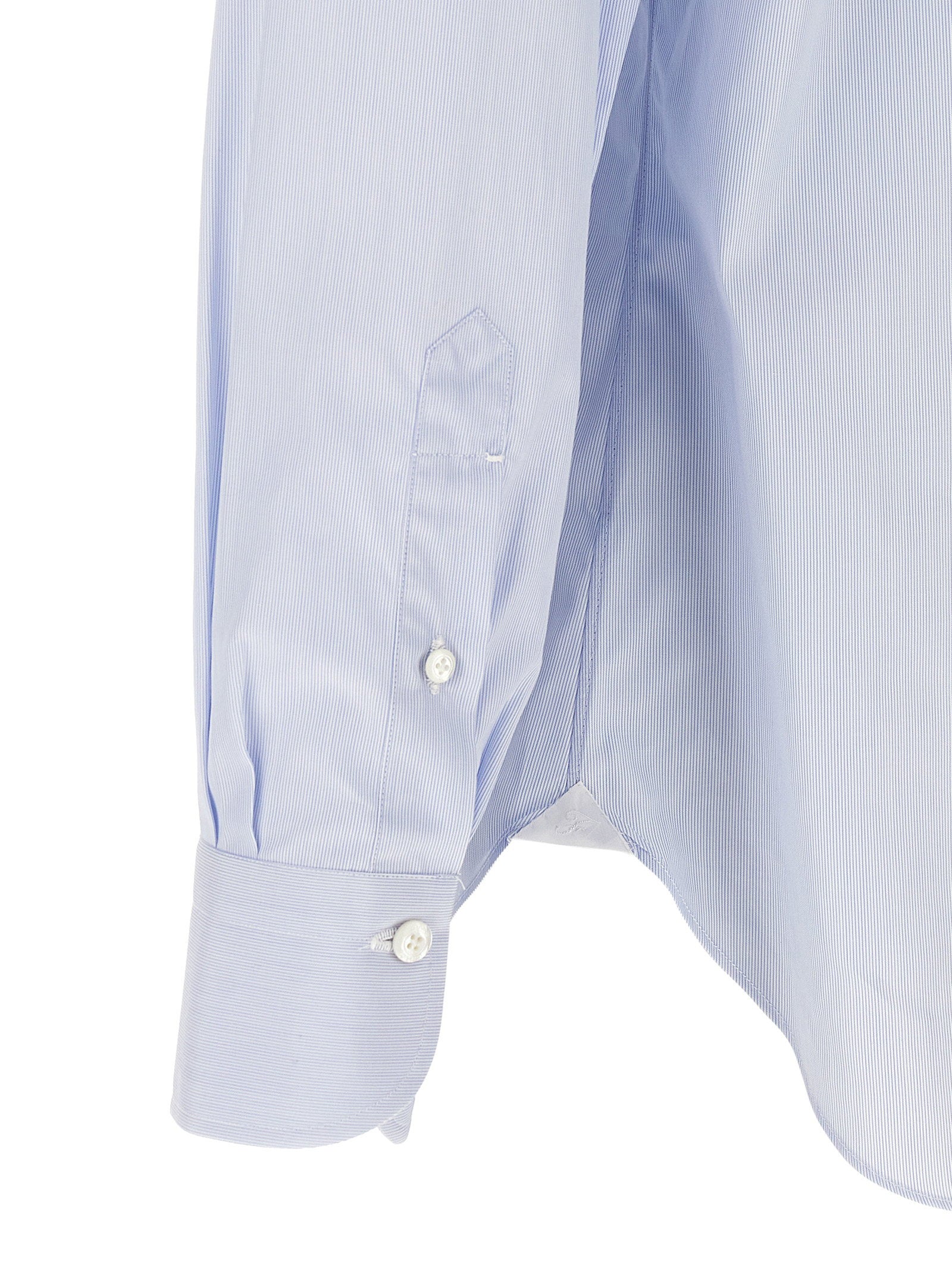 Finamore Napoli Shirt — Blue, view 4
