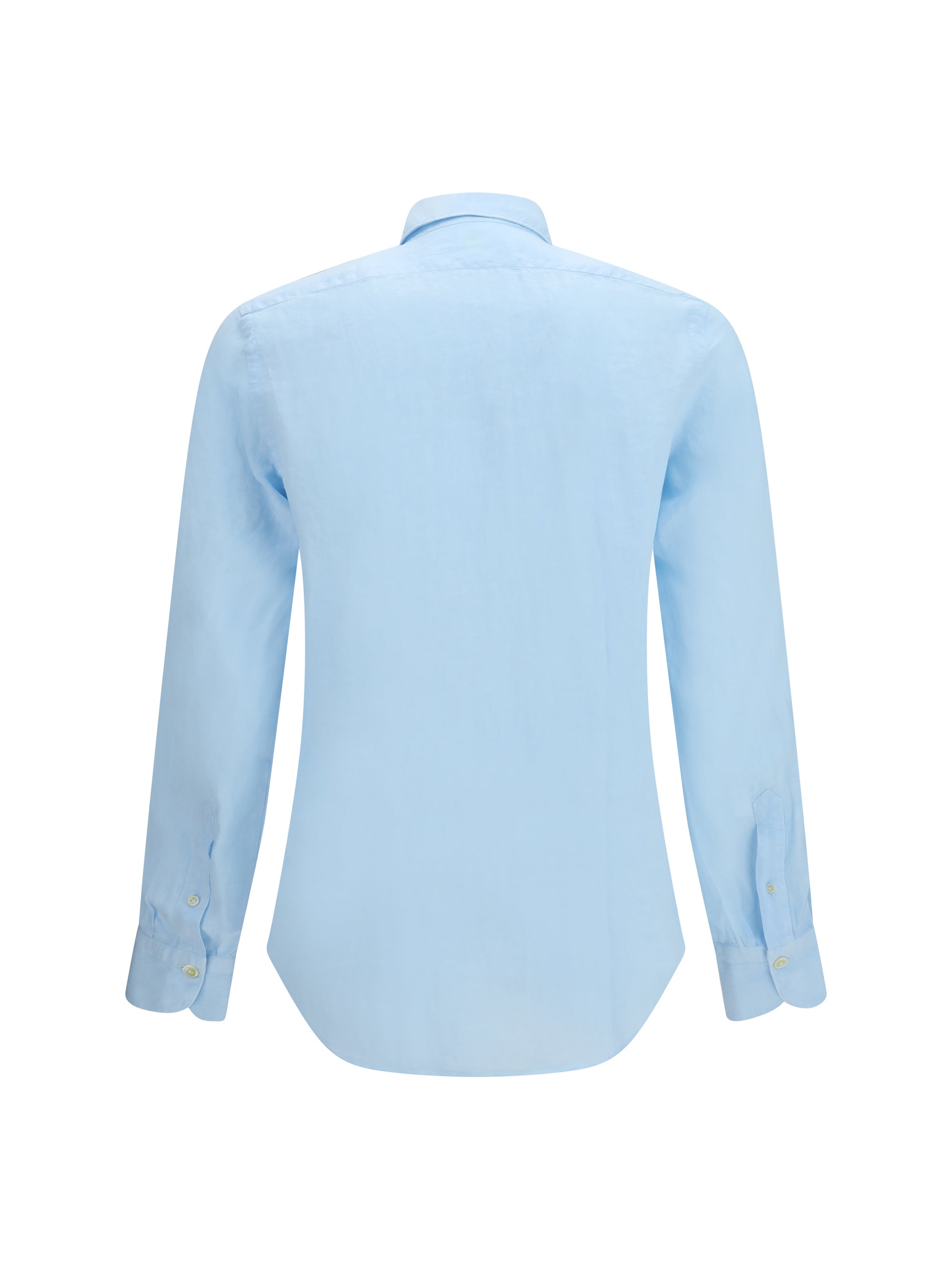 Finamore Tokyo Shirt — Blue, view 2