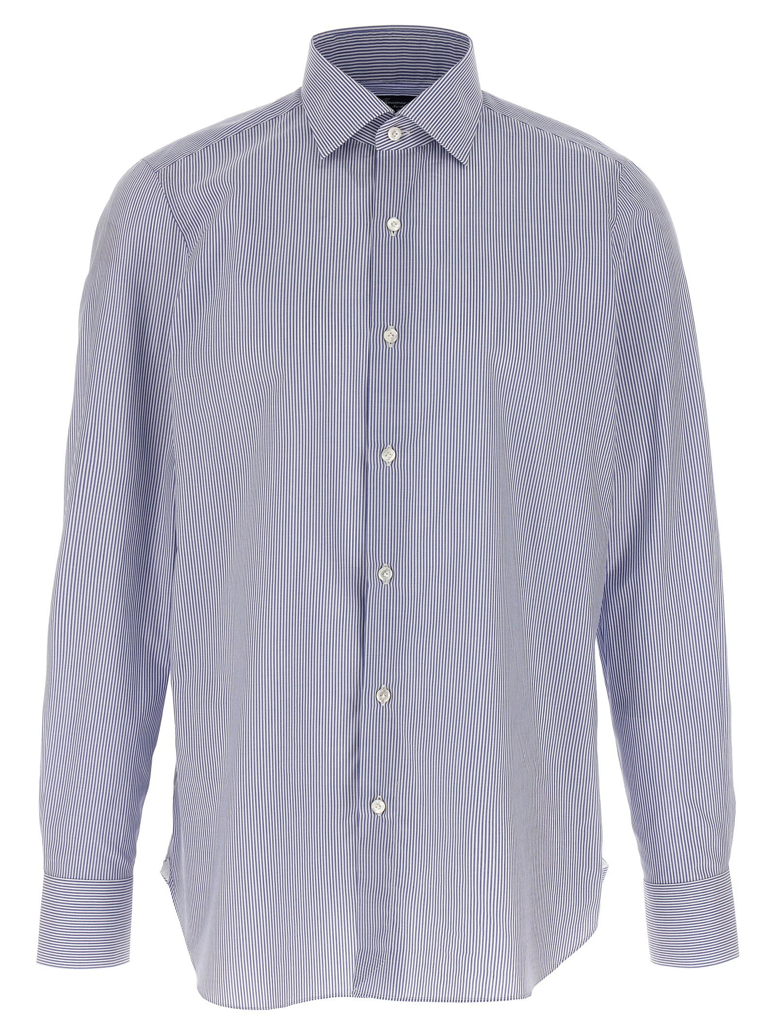 Finamore Napoli Shirt — Blue by Finamore