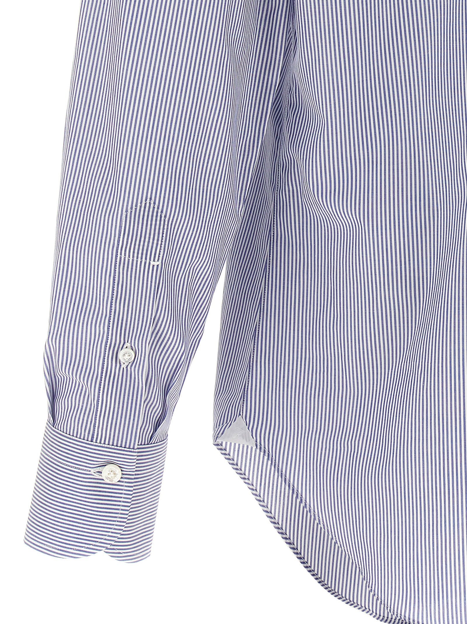 Finamore Napoli Shirt — Blue, view 4