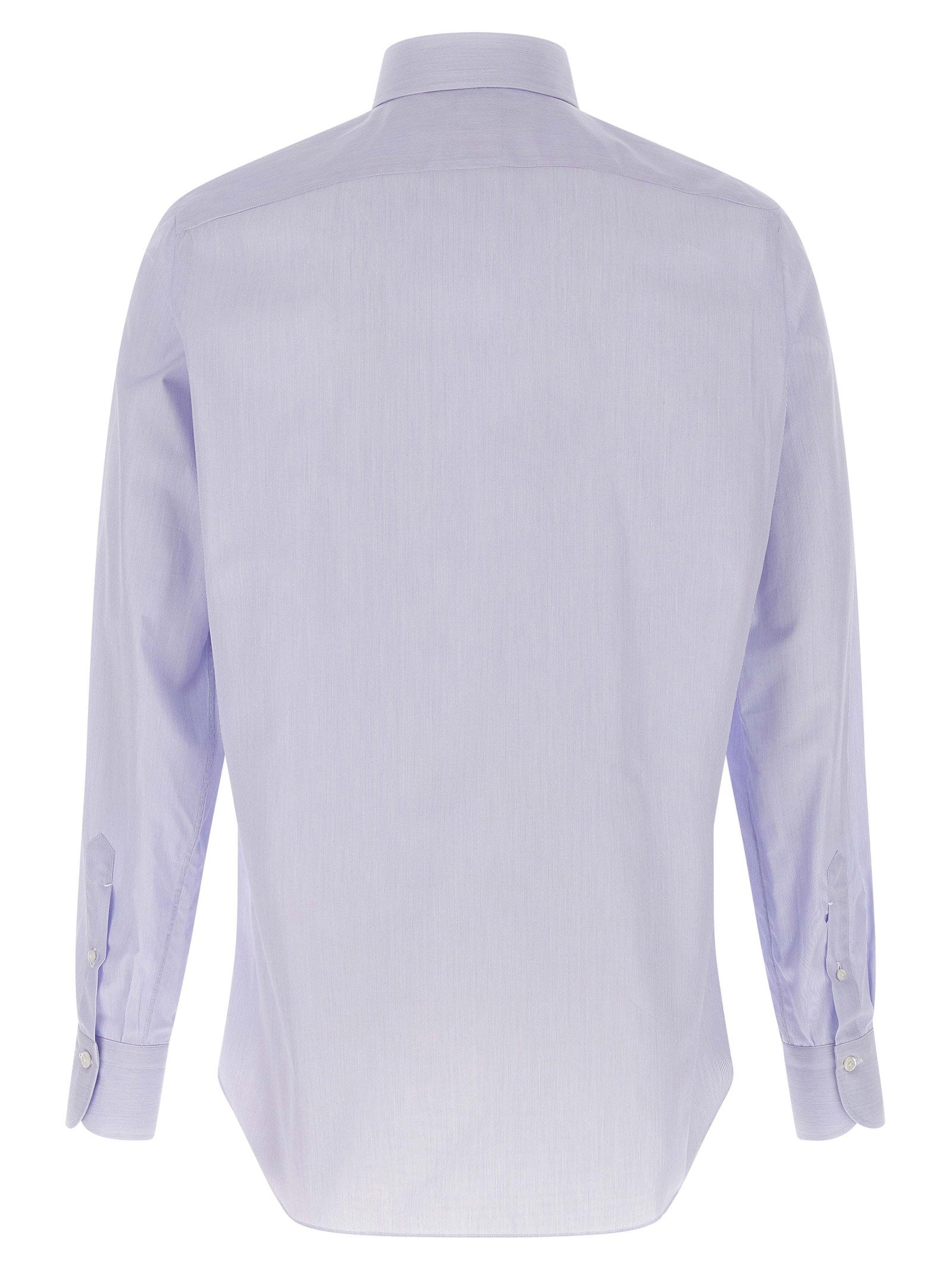 Finamore Napoli Shirt — Lavender, view 2