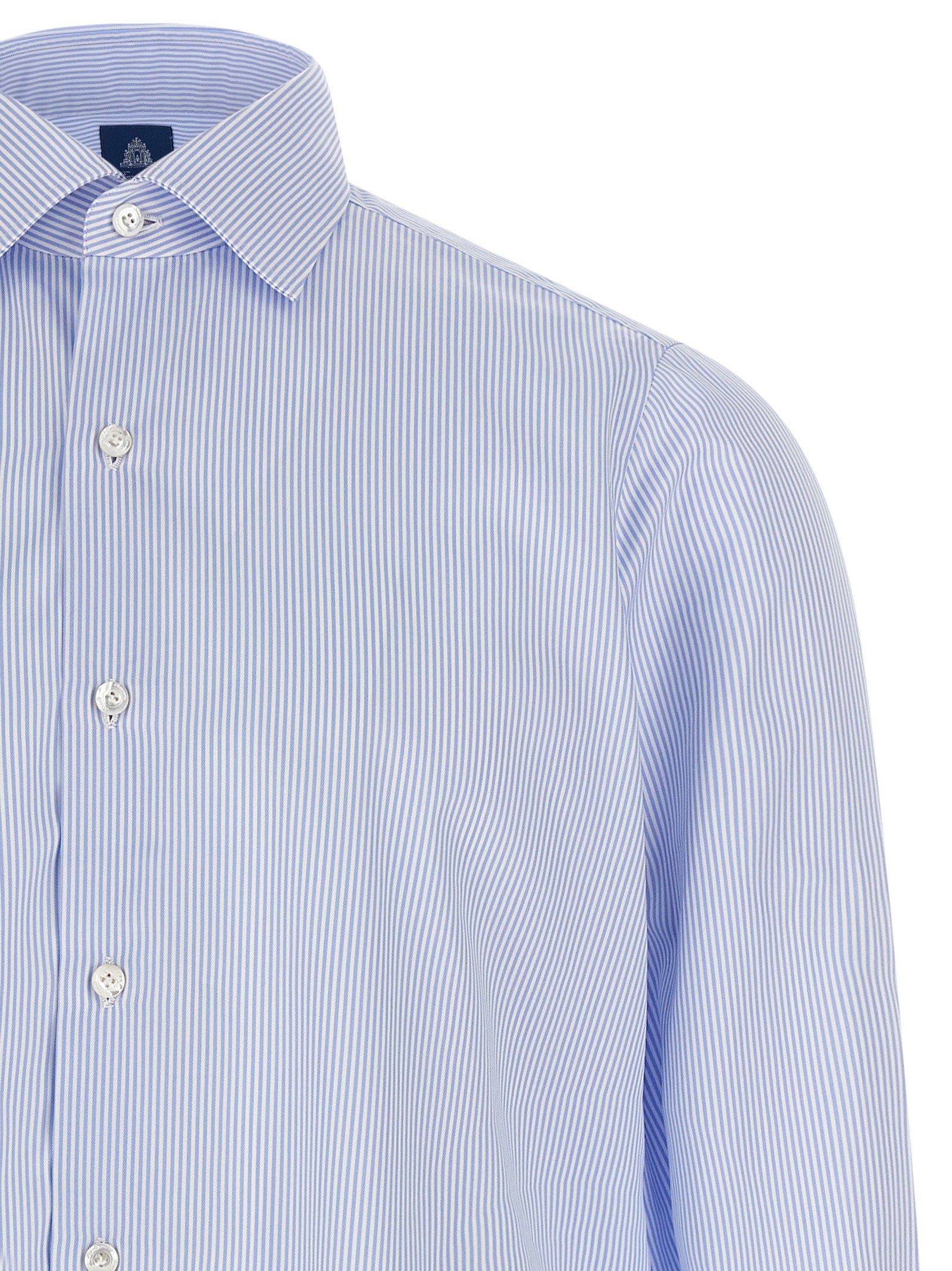Finamore Napoli Shirt — Light Blue, view 3