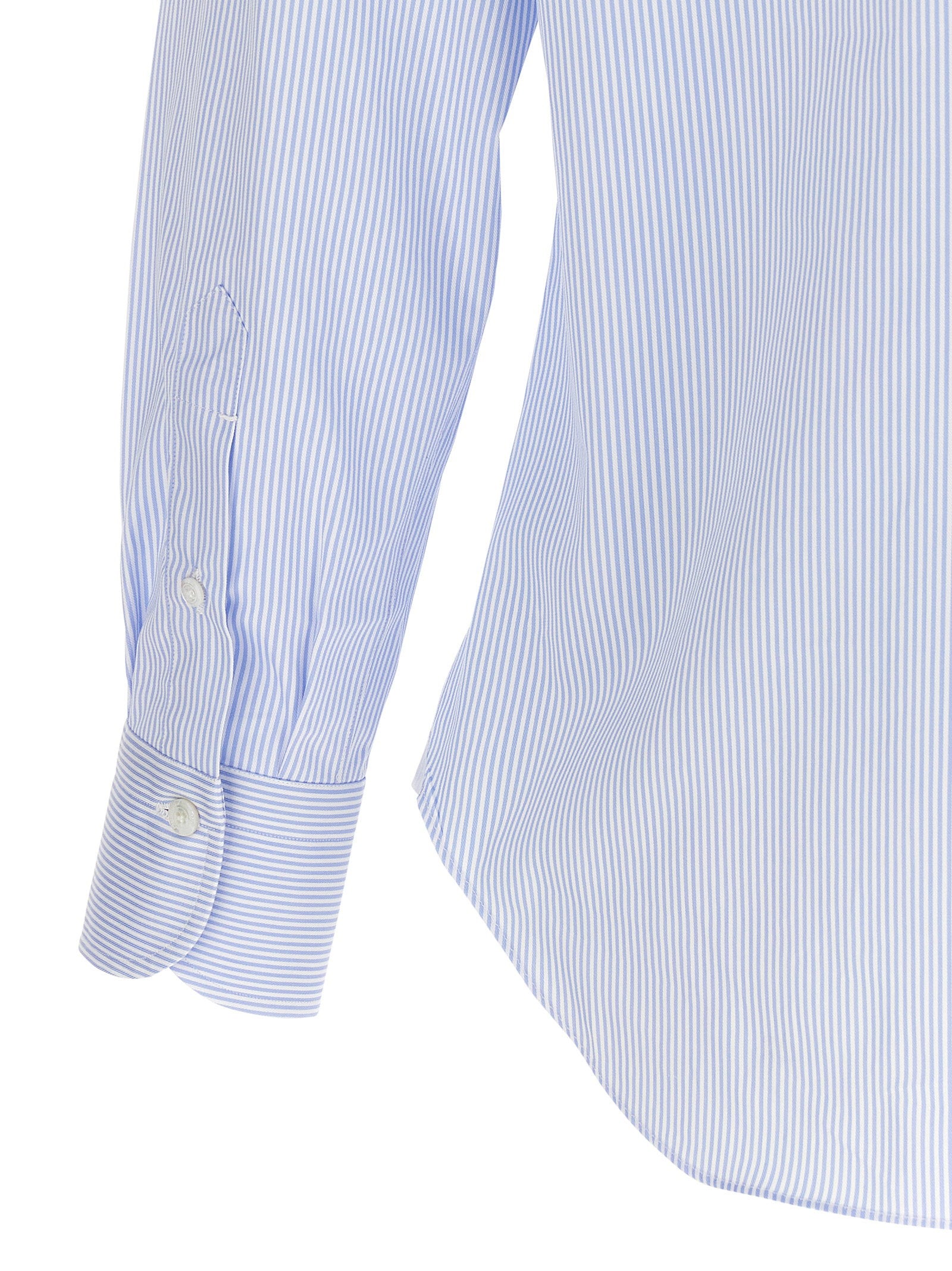 Finamore Napoli Shirt — Light Blue, view 4