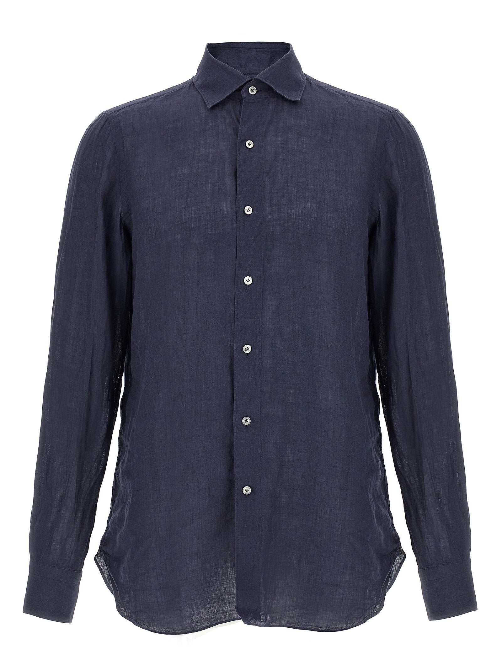 Finamore Shirt — Navy by Finamore