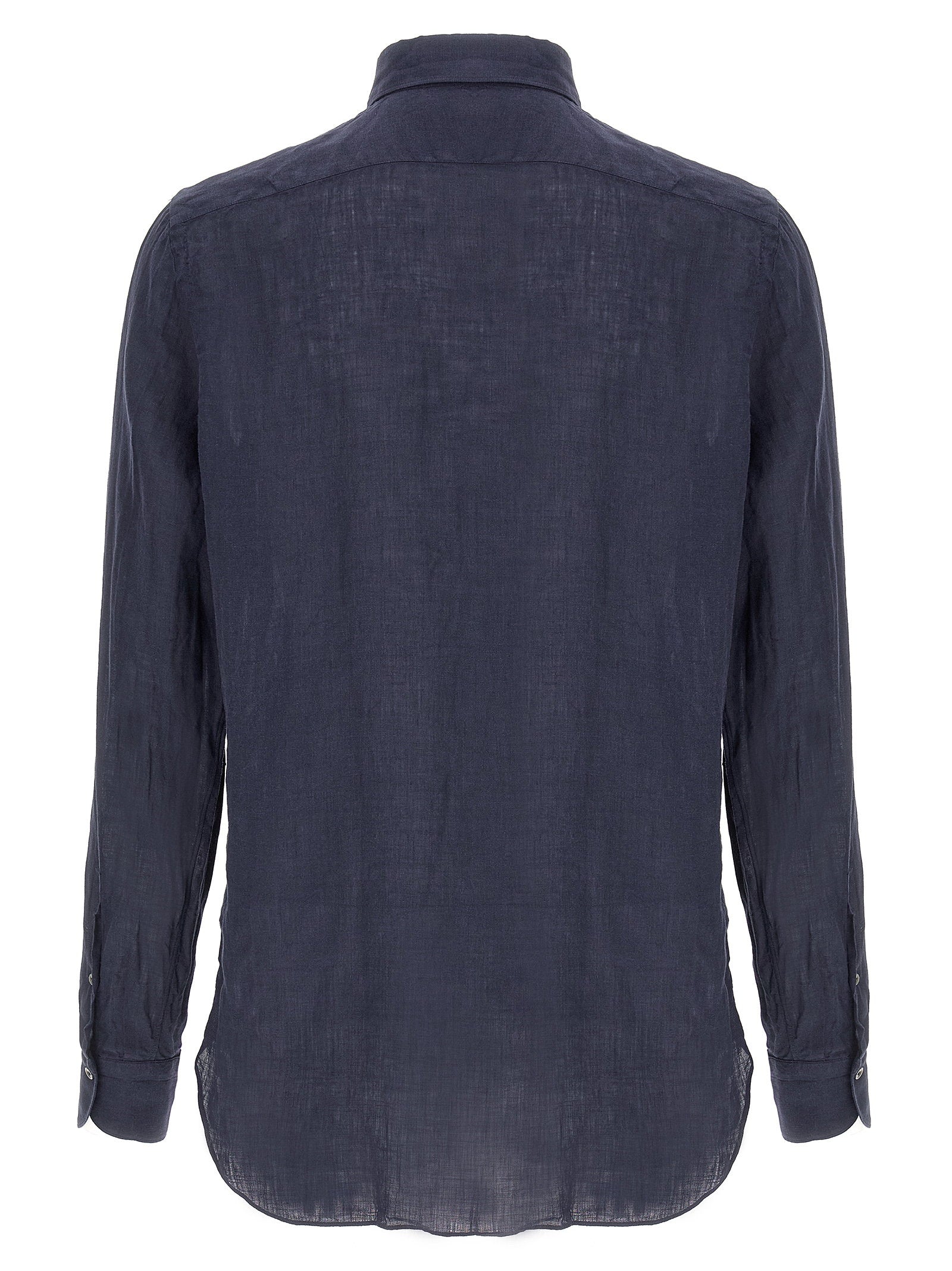 Finamore Shirt — Navy, view 2