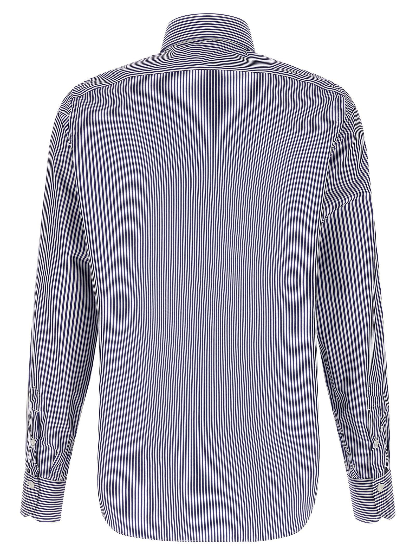Finamore Napoli Shirt — Navy, view 2