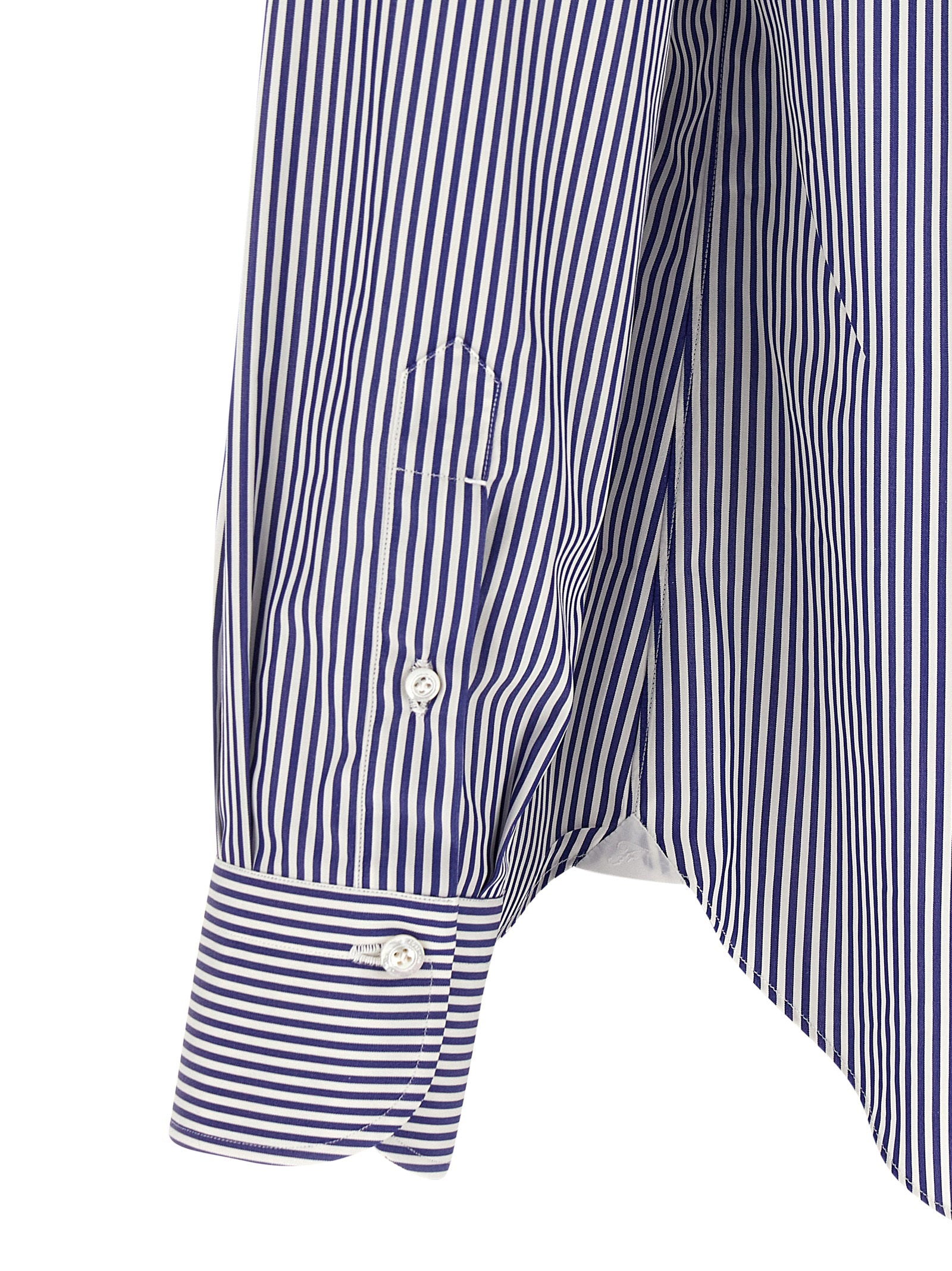 Finamore Napoli Shirt — Navy, view 4