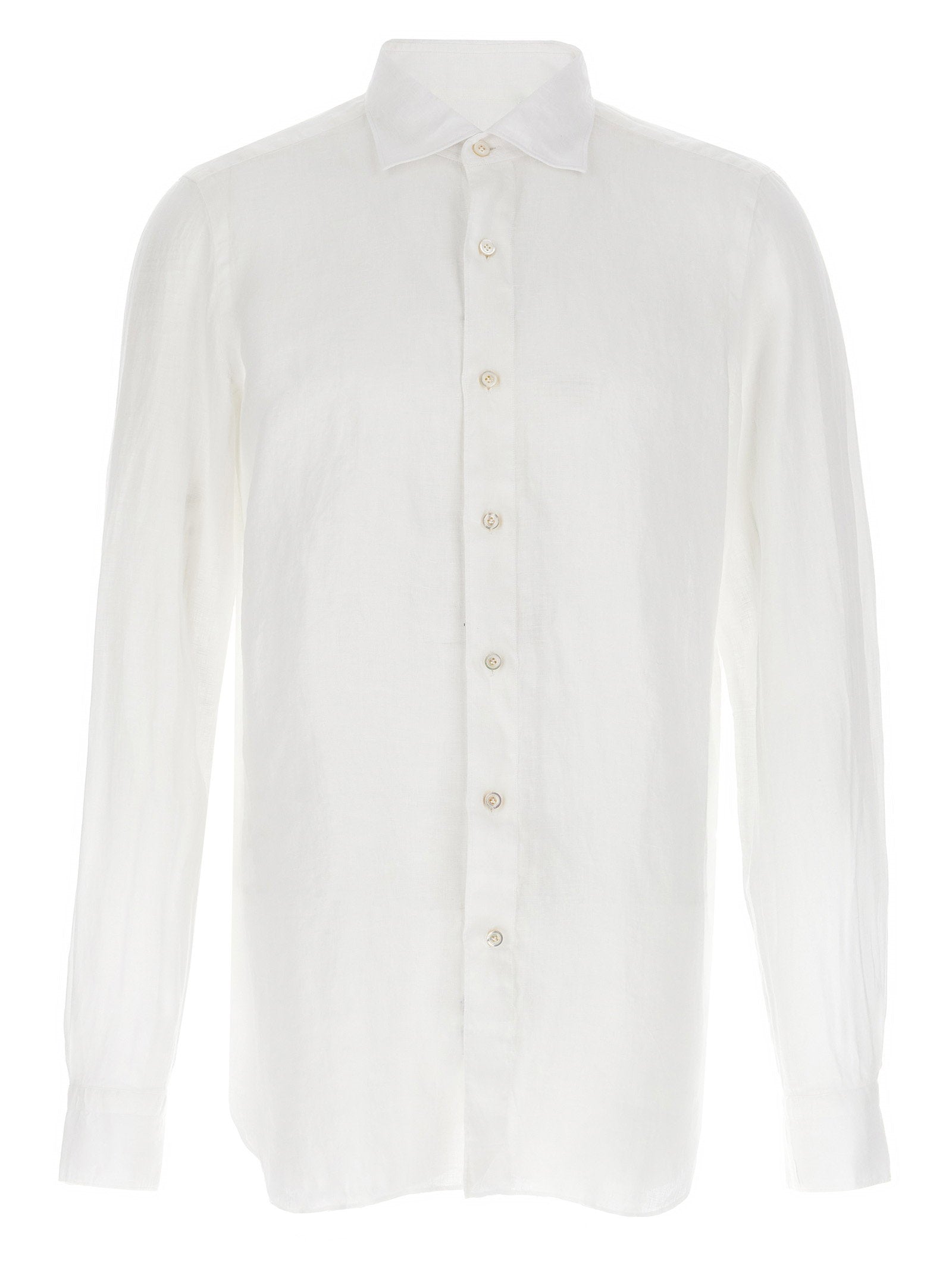 Finamore Gaeta Shirt — White by Finamore
