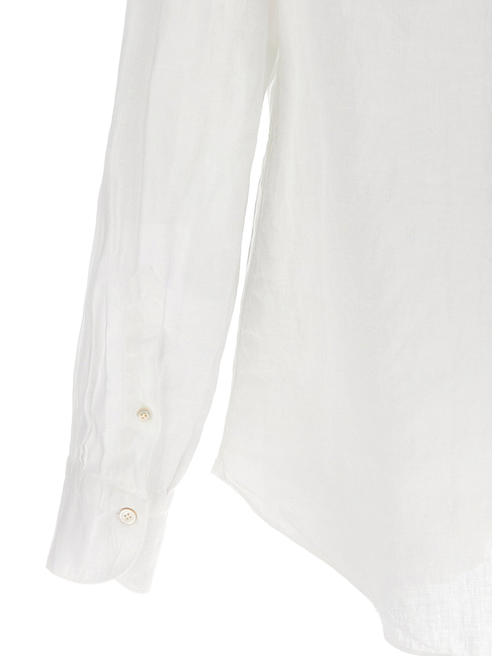 Finamore Gaeta Shirt — White, view 4