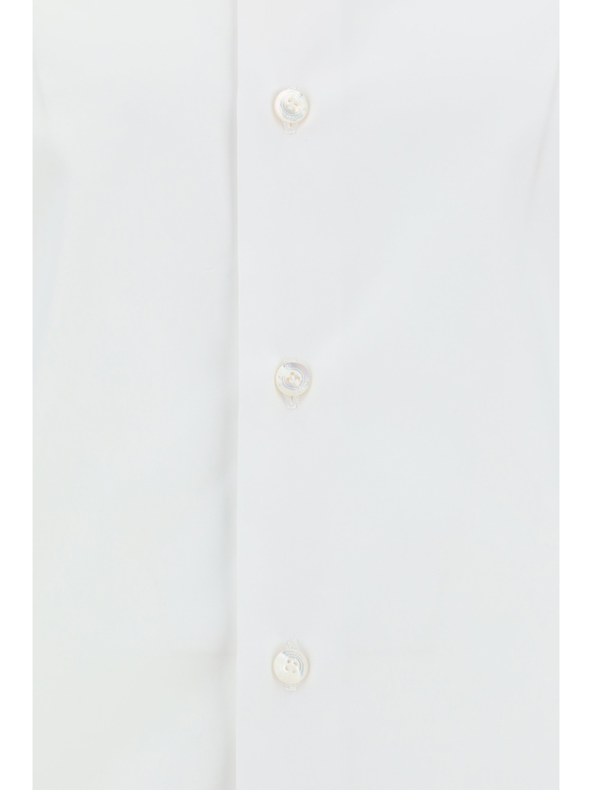 Finamore Milano Eduardo Shirt — White, view 3