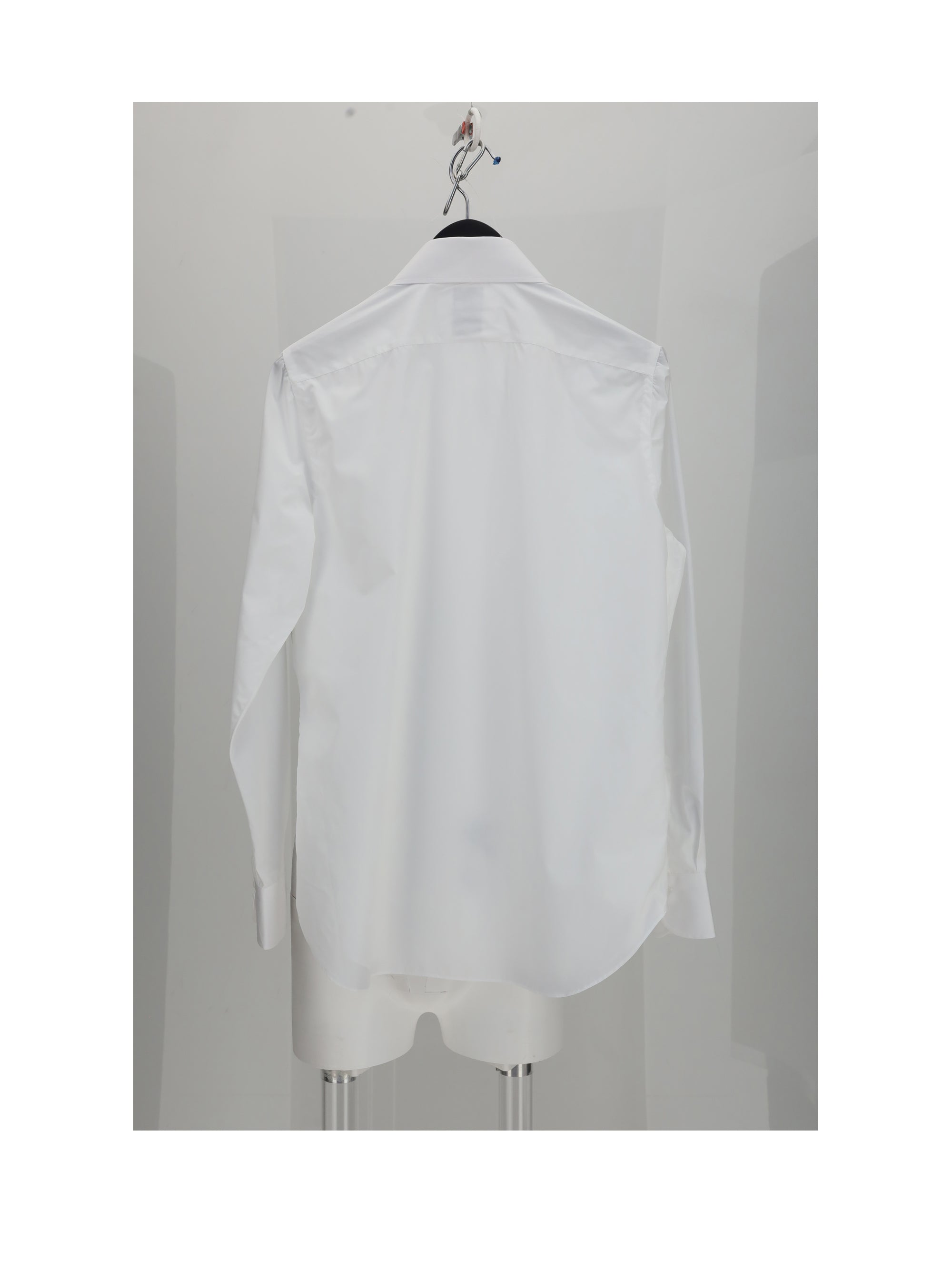 Finamore Cotton Dress Shirt — White, view 2