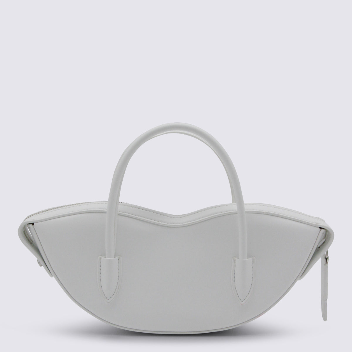 Fiorucci Paper Blend Top Handle Bag — White, view 3