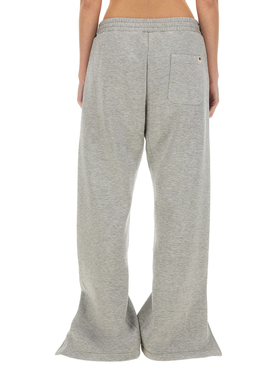 Fiorucci Viscose Blend Trousers — Gray by Fiorucci
