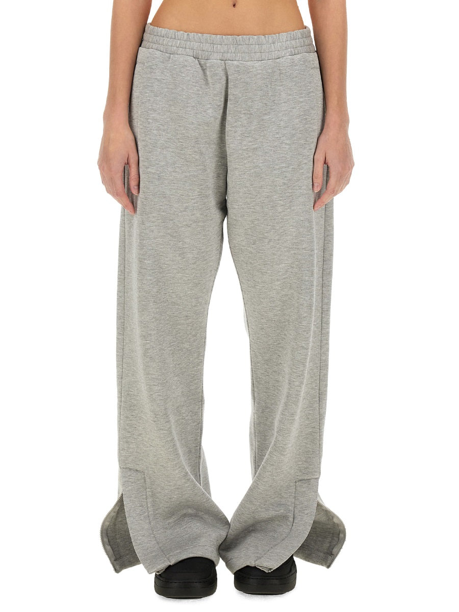 Fiorucci Viscose Blend Trousers — Gray, view 2
