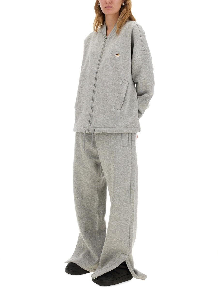 Fiorucci Viscose Blend Trousers — Gray, view 3