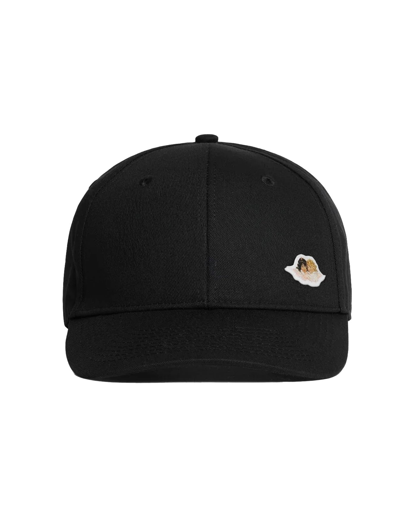 Fiorucci W02FPAHA135 Angels Patch Embroidered Baseball Cap — Black by Fiorucci
