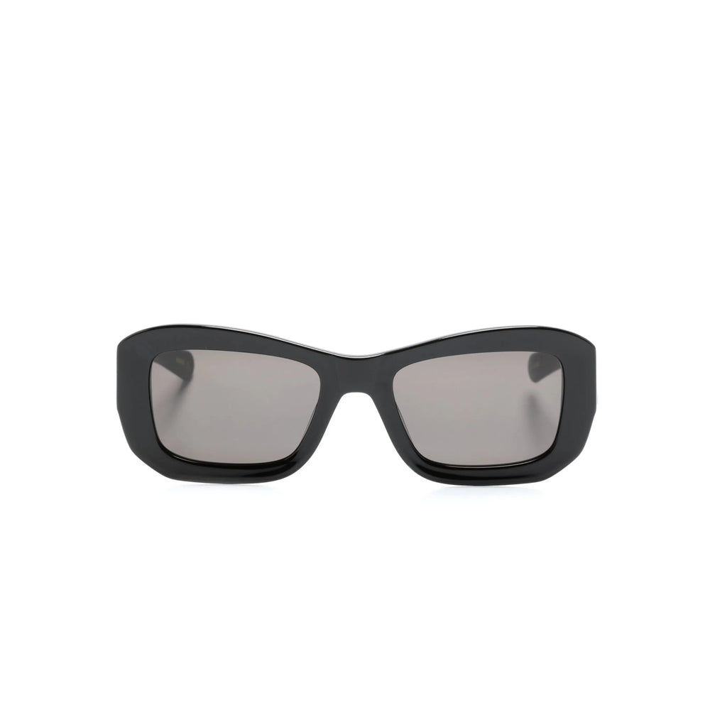 Flatlist 012 Black Square Frame Sunglasses — Black by Flatlist