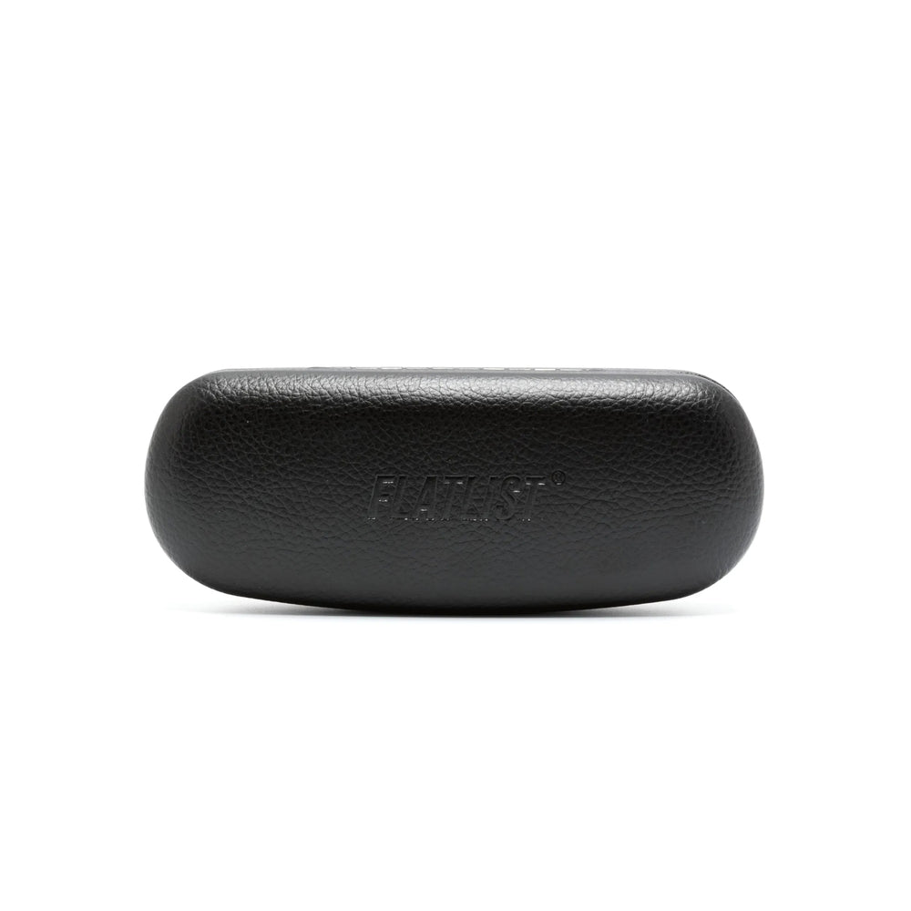Flatlist 012 Black Square Frame Sunglasses — Black, view 4