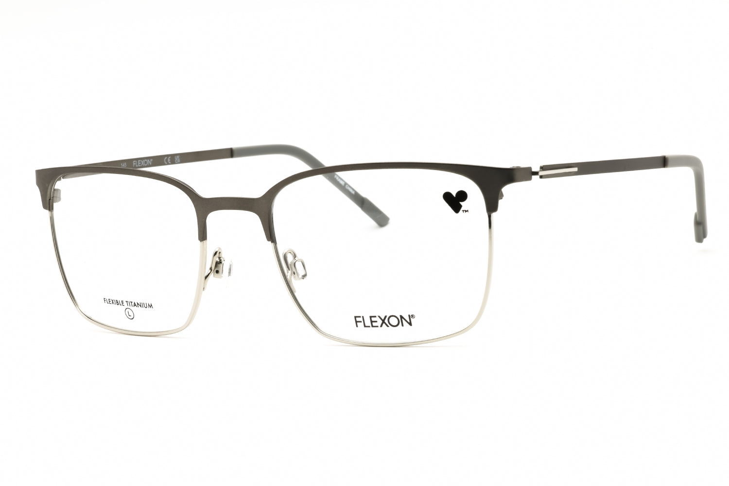 Flexon FLEXONE1140 Eyeglasses — Silver by Flexon