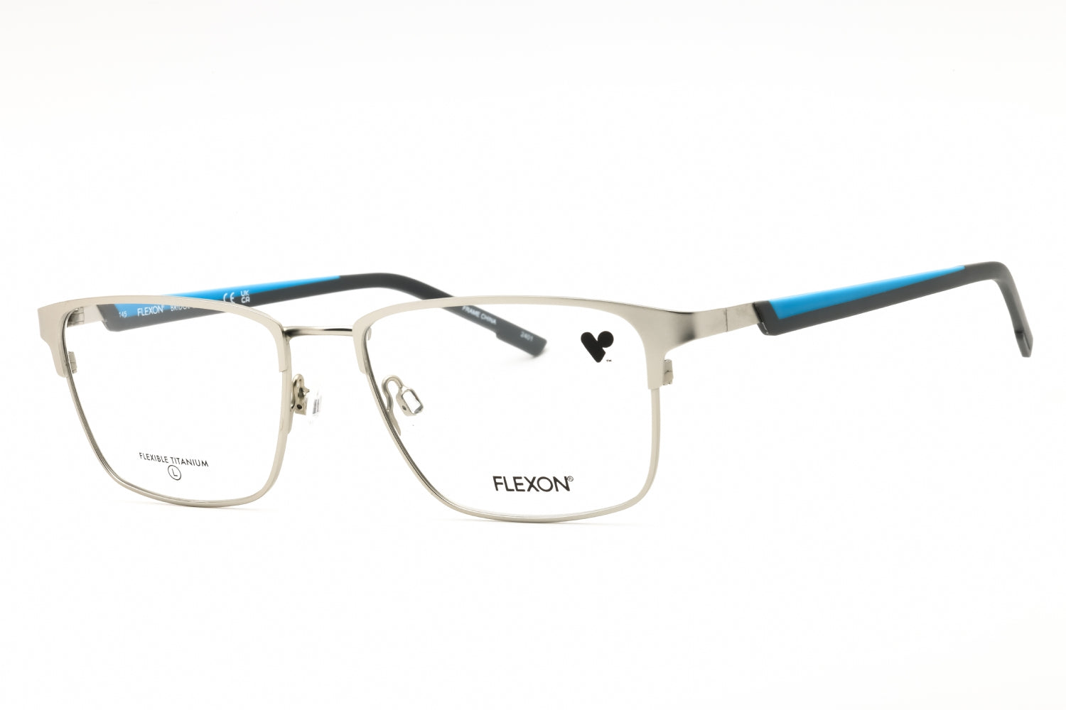 Flexon FLEXONE1154 Eyeglasses — Silver by Flexon
