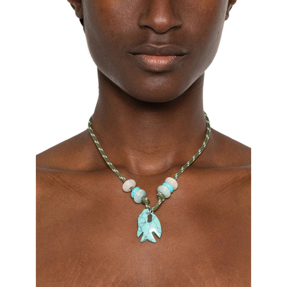 FlòWze Migre Necklace — Green, view 2