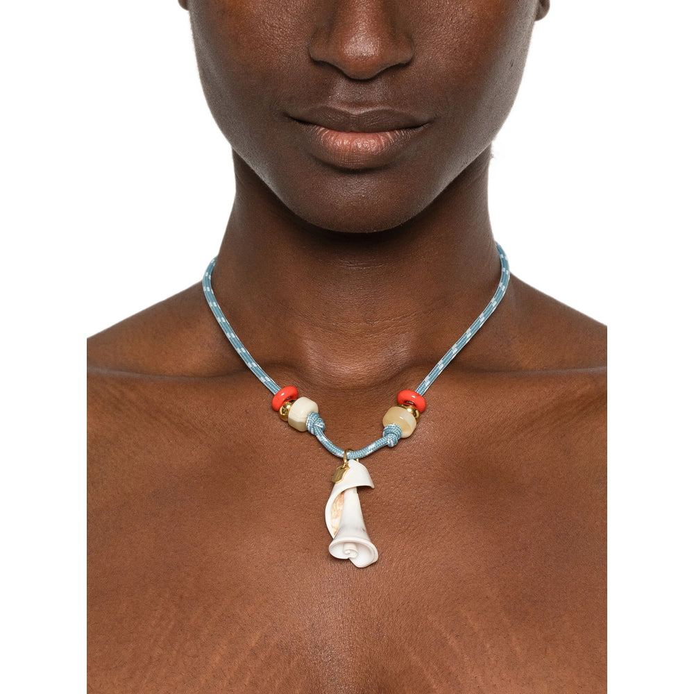 FlòWze Teal Necklace — Blue, view 3