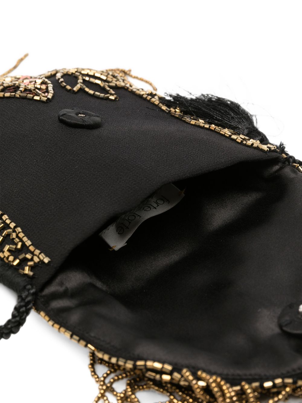 Forte Forte Crossbody Bag — Black, view 4