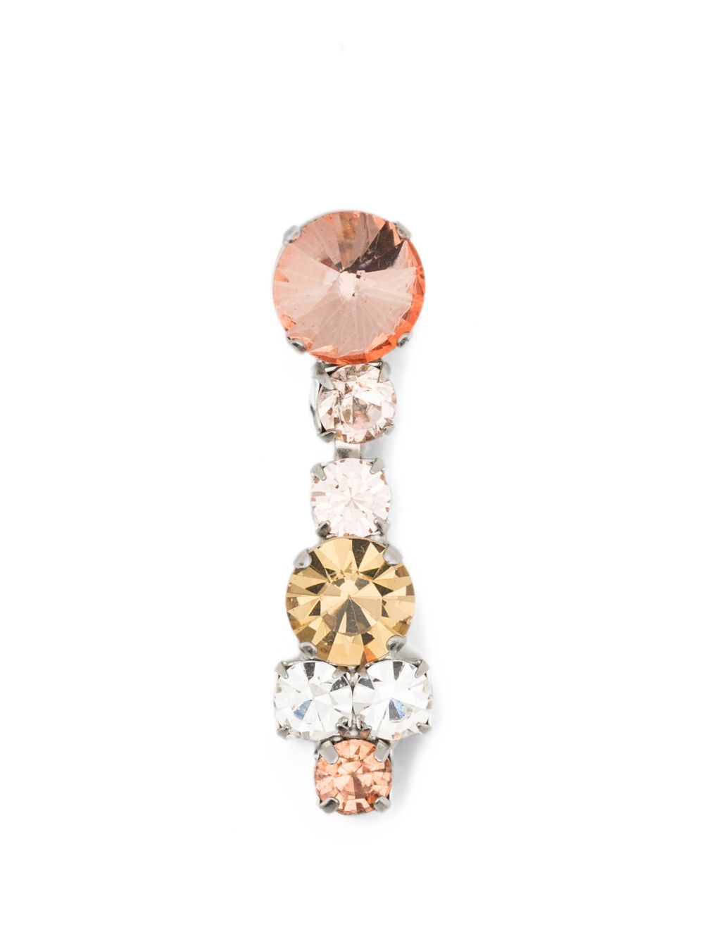Forte Forte Crystal Drop Earrings — Pink by Forte Forte