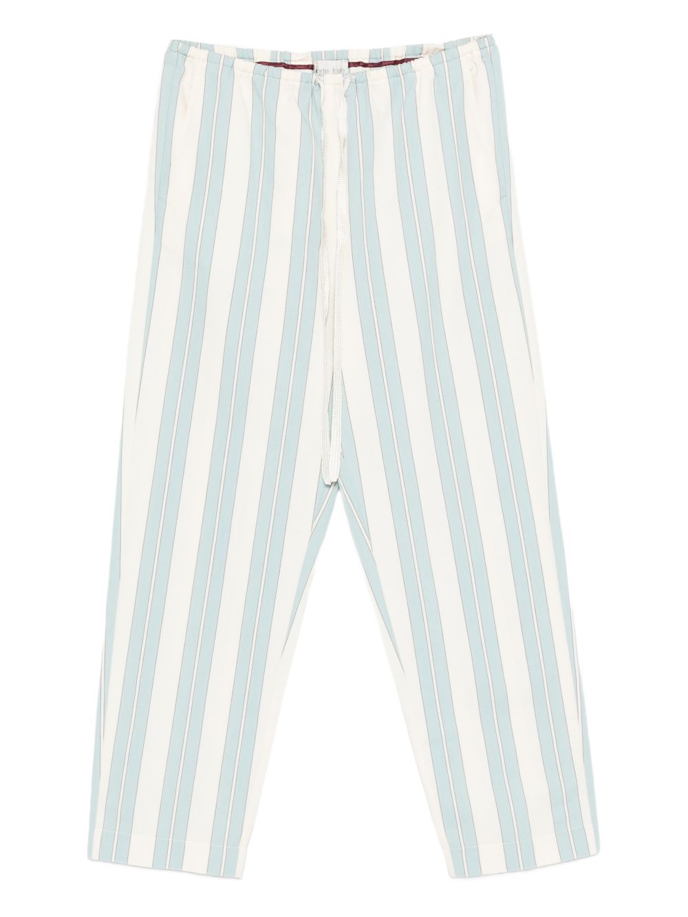 Forte Forte Striped Drawstring Trousers — Blue by Forte Forte