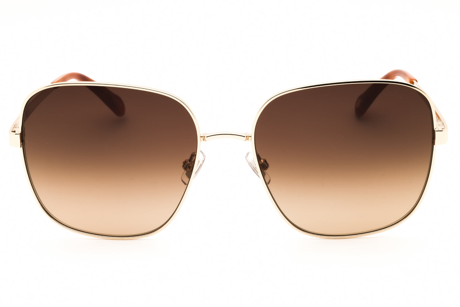 Fossil FOS2133GS Rectangular Metal Sunglasses — Gold, view 2