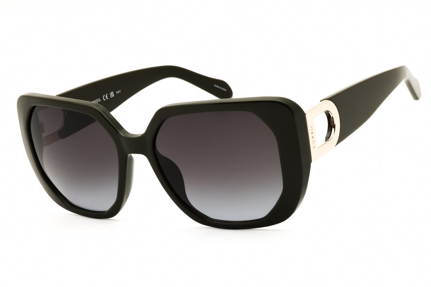 Fossil FOS2136S Oversized Gradient Sunglasses — Black by Fossil
