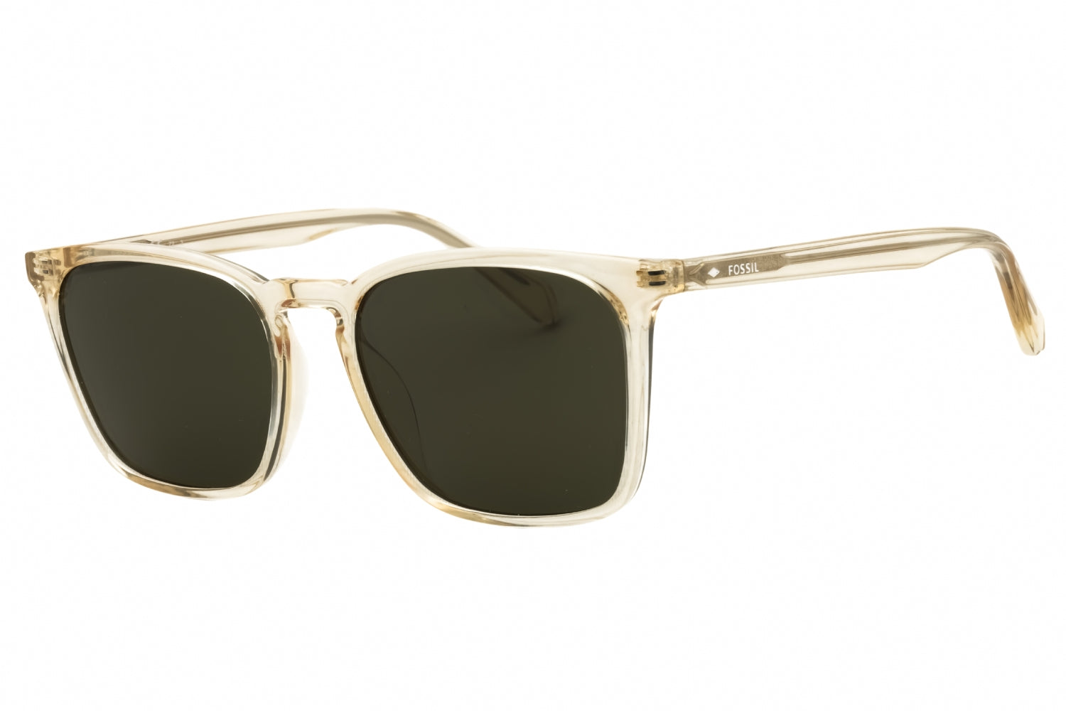 Fossil FOS3114GS Rectangular Plastic Frame Sunglasses — Yellow by Fossil