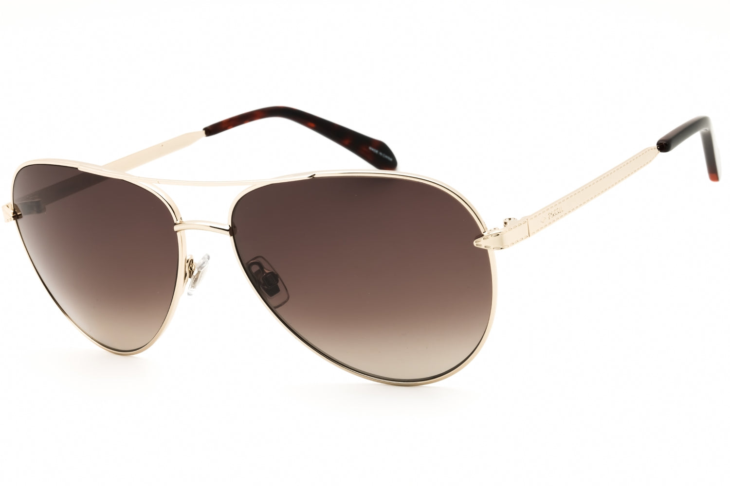 Fossil FOS3141GS Aviator Metal Sunglasses — Gold by Fossil