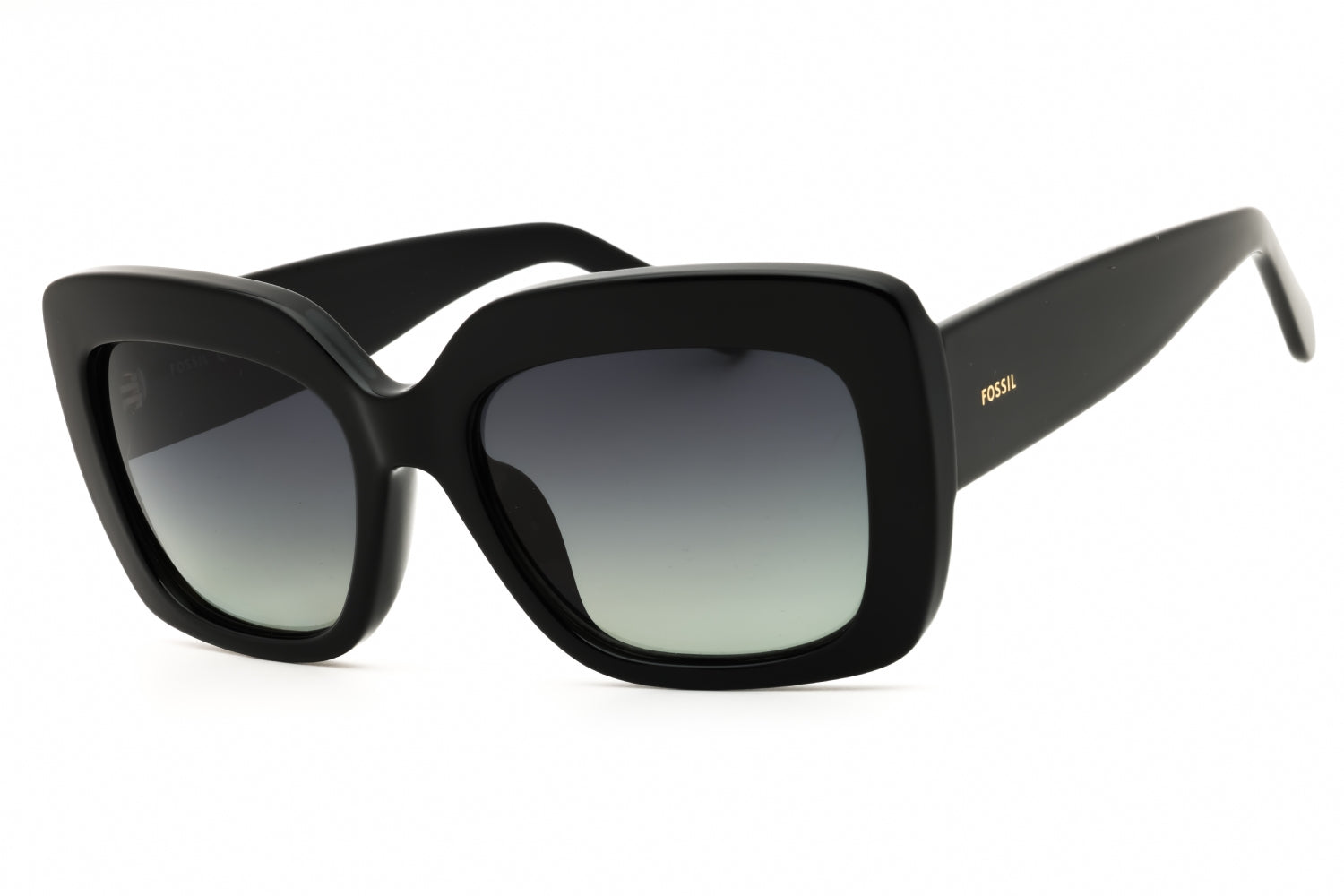 Fossil FOS3158S Oversized Rectangular Sunglasses — Black by Fossil
