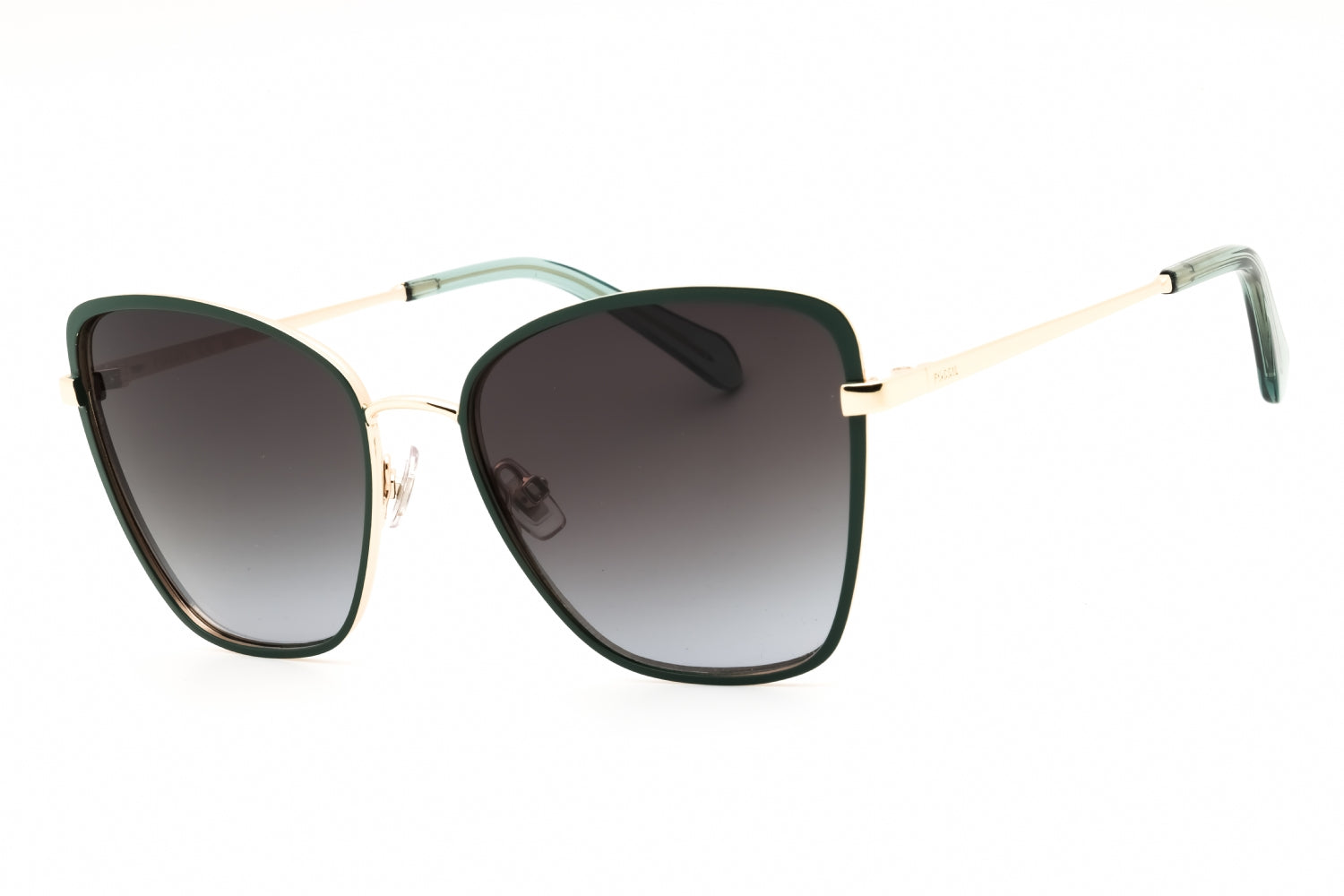 Fossil FOS3159GS Cat-Eye Metal Frame Sunglasses — Green by Fossil