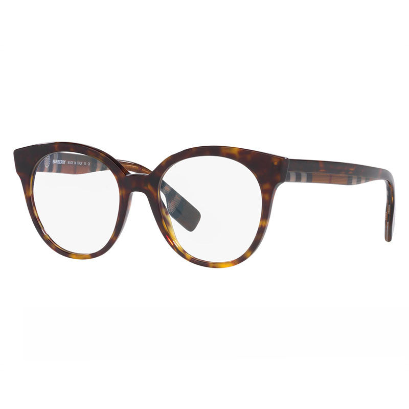 , Frame And Lens Havana Eyeglasses by Burberry