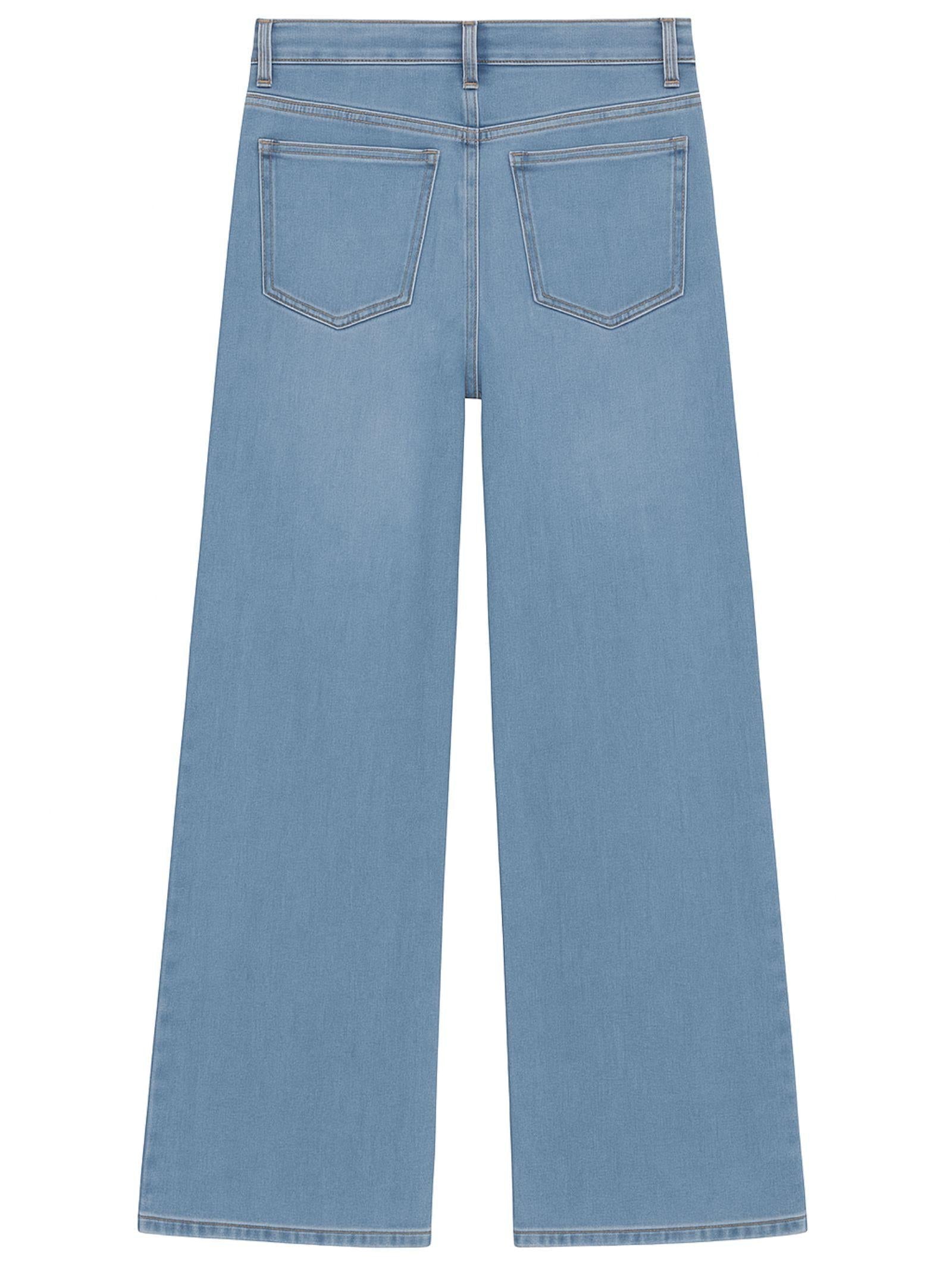 Frame Le Slim Palazzo Jeans — Blue, view 2