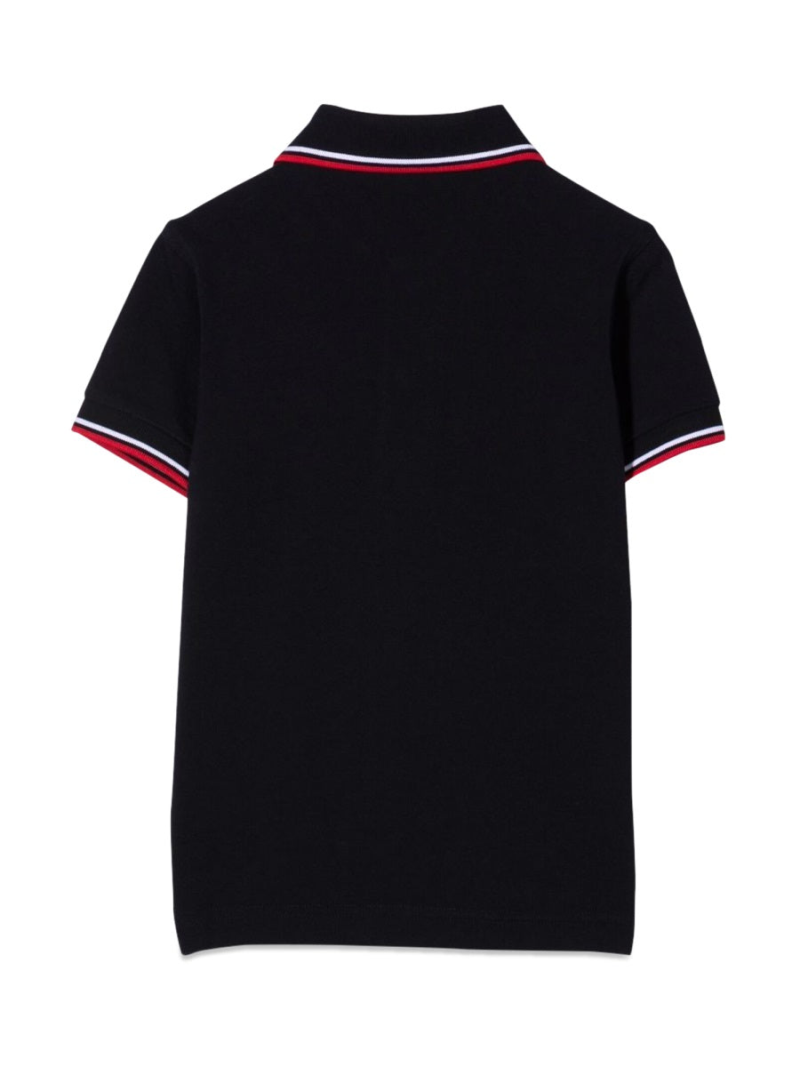Fred Perry Twin-Tipped Cotton Polo Shirt — Blue, view 6