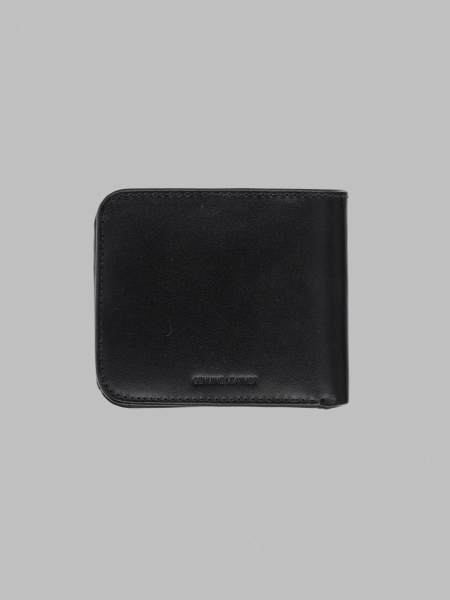 Fred Perry Bifold Leather Wallet — Black, view 2
