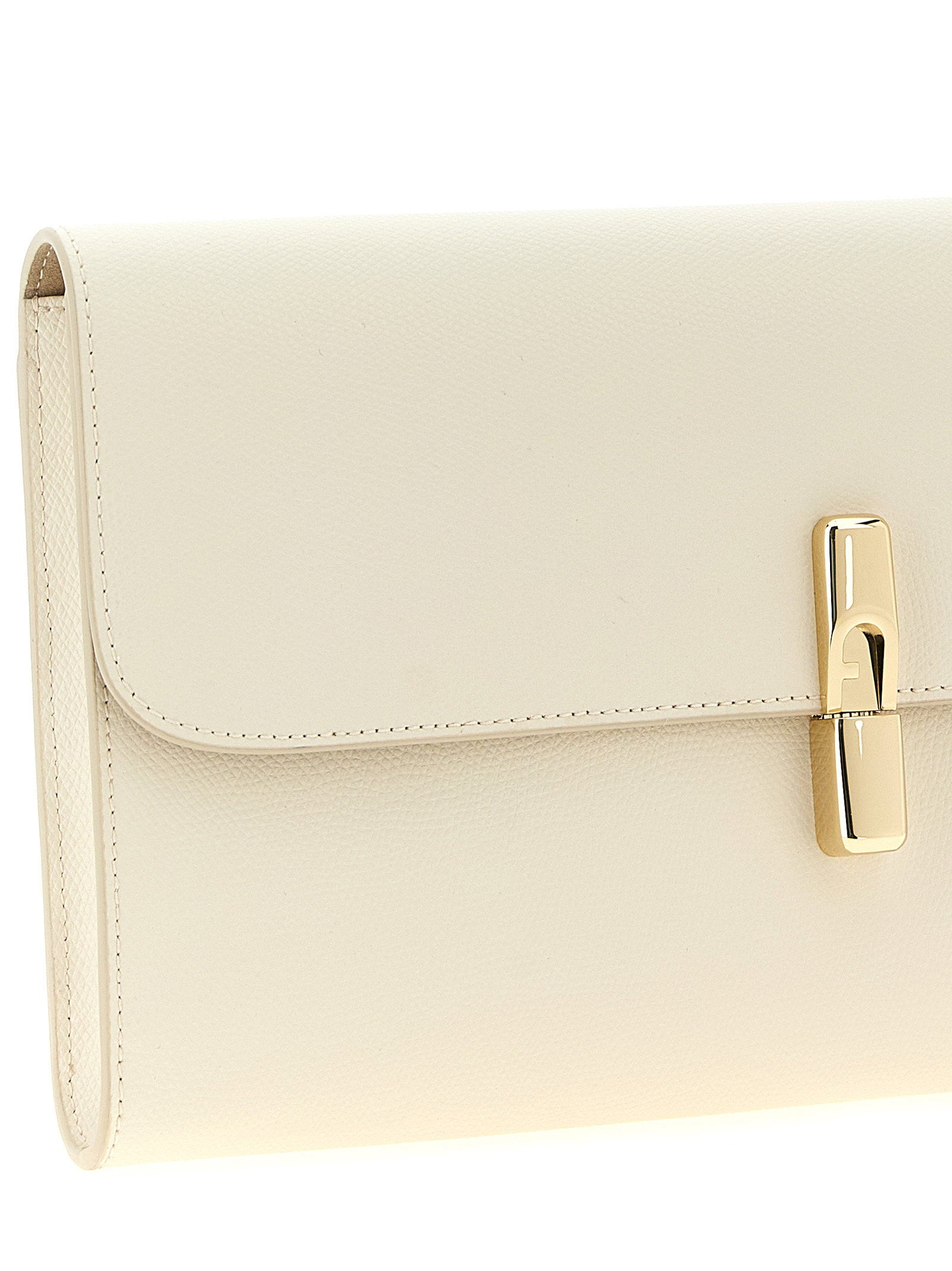 Furla Iride Clutch — Cream, view 3