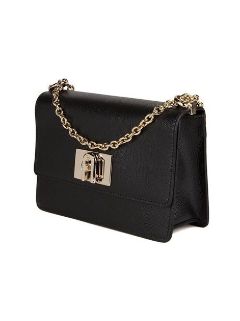 Furla Leather Crossbody Bag — Black, view 2