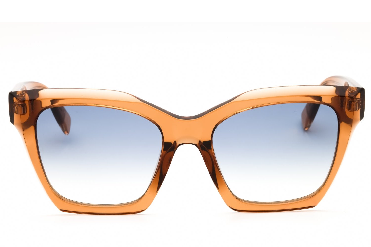 Furla SFU621V Gradient Lens Cat-Eye Sunglasses — Orange, view 2
